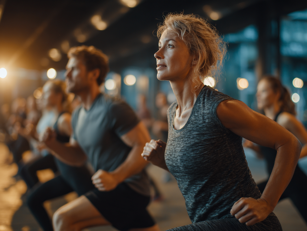 Група людей під час тренування